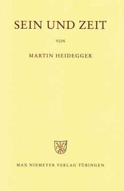 Gesamtausgabe Abt. 1 Veröffentlichte Schriften Bd. 2. Sein und Zeit von Niemeyer, Tübingen